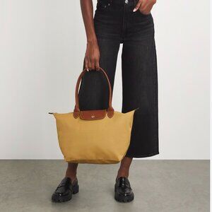 Longchamp Original M Le Pliage Tote Bag - Shoulder Tote Curry - Yellow